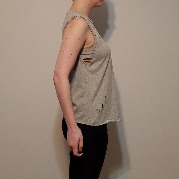 Lush Grey Tank Top - Picture 4 of 6